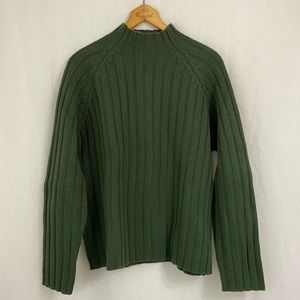 Late 90's J Crew Mock-neck Wool Sweater